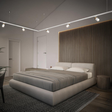 LED panel Flush Mount GU10 Spot White Gold Tracklight Spot Cylinder Gold Ledvance