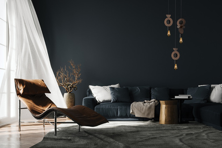 Závěsné stropní svítidlo E27 Black Wood Scandinavian DROPS WOOD D 11176 Nowodvorski