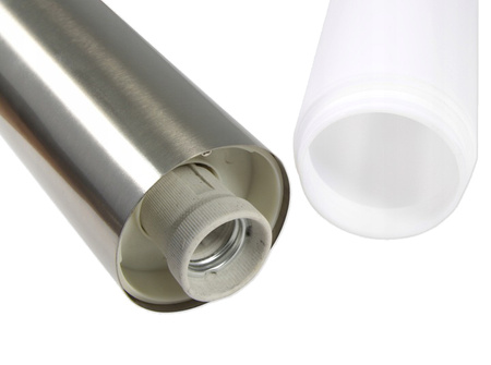 Venkovní zahradní lampa E27 SILVER POST 65cm s pohybovým a soumrakovým senzorem