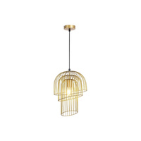 Závěsné stropní svítidlo Overhang E27 Gold Modern Rowena Rabalux