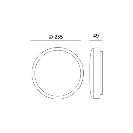 Nástěnné svítidlo LED Plafond s pohybovým a soumrakovým senzorem 10W neutrální bílá barva 4000K IP44 ORBIS Kobi