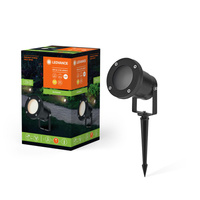 Venkovní LED solární reflektor 2W 100lm 3000K IP44 Endura Ledvance Black