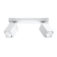 MERIDA stropní svítidlo 2xGU10 Reflektor Halogenové svítidlo Moving 30cm Bílá SOLLUX