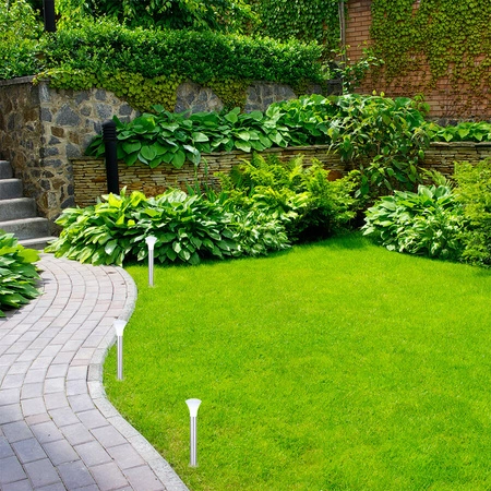 Venkovní LED zahradní svítidlo BELLA E27 Stožár 80cm Chrome Volteno