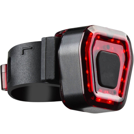 Zadní světlo na kolo LED zadní světlo USB červené s dobíjecí baterií 5 světelných režimů VAYOX