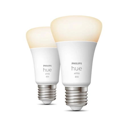 2PAK LED žárovka E27 A60 9W 2700K Warm PHILIPS HUE White Bluetooth Zigbee