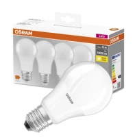 4x LED žárovka E27 A60 11W = 75W 1055lm 2700K Teplá bílá 300° OSRAM