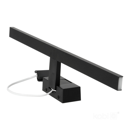 Zahradní venkovní nástěnná LED lampa 12W 840lm 4000K neutrální bílá IP44 Black Lumireflect Kobi