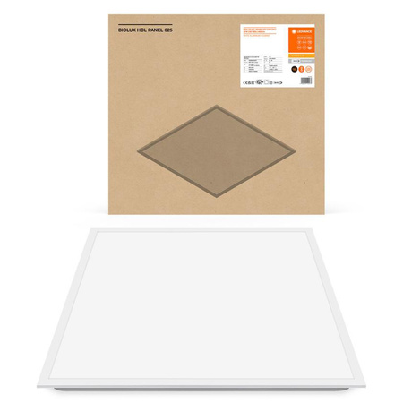 LED panelové kancelářské stropní svítidlo 40W 4600lm 2700K - 6500K CCT stmívatelné Flush Mount White 62x62cm UGR19 Biolux Hcl Ledvance