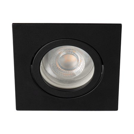 Kruhové podhledové svítidlo GU5.3 GU10 Square Black Dalla Kanlux Spot Luminaire