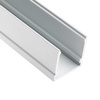 Povrchový Eloxovaný Hliníkový Profil pro LED Pásky KM38, Stříbrný 1m LUMILED