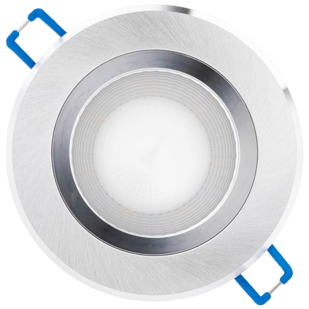 Stropní svítidlo 5W zapuštěné LED DOWNLIGHT DEEP kulaté 4000K 400lm stříbrná