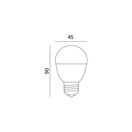 LED žárovka E27 Ball 9W 900lm 6000K Cold 200° Premium Kobi