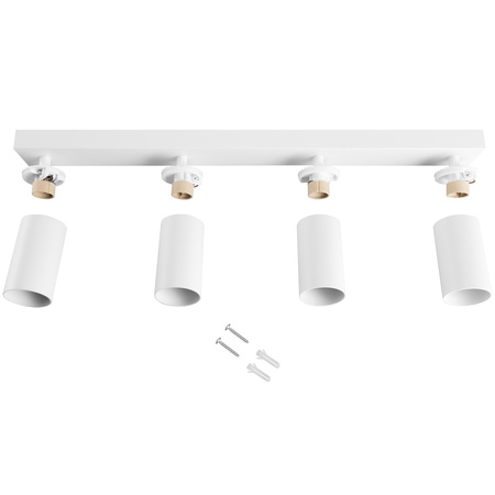 Stropní svítidlo SPOT TUBA Reflektor Halogenové svítidlo 4x GU10 TABULA LUMILED