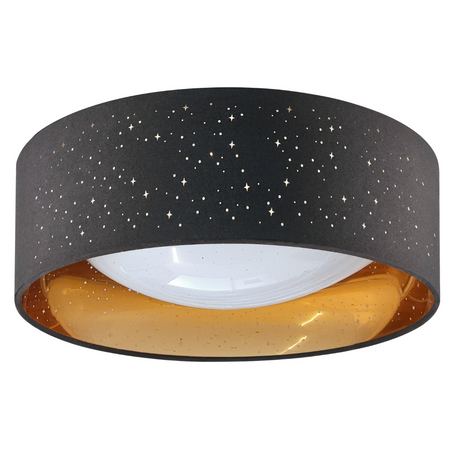 Stropní svítidlo LED PLAFON Lamp TULUZA 18W 1850lm 4000K 32cm Black GOLDLUX (Polux)