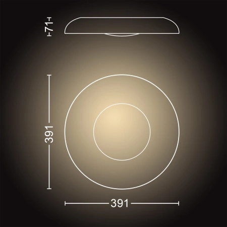 LED STILL 22,5W CCT PHILIPS HUE Bluetooth Zigbee stropní lampa + stmívač