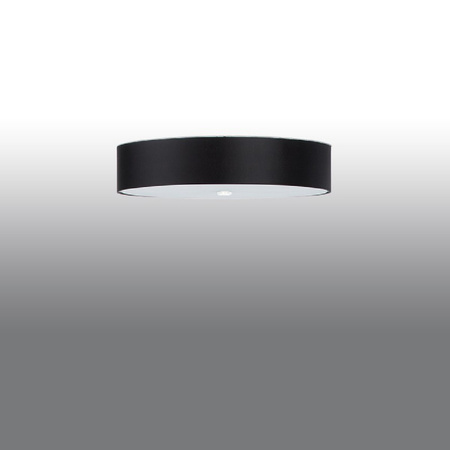 Stropní svítidlo LED SKALA 5xE27 Kulaté svítidlo 60cm černé SOLLUX