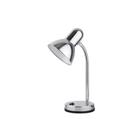 Stolní noční lampa E27 Chrome Classic Clark 4255 Rabalux