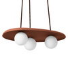 Dekor G9 Brown Clay Dekor Stropní závěsná lampa Ledvance