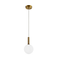 Dekorativní závěsné svítidlo s převisem G9 Gold Elegance Kobi