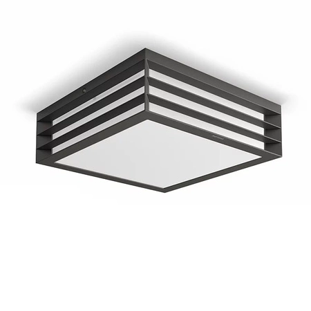 Zahradní LED venkovní stropní svítidlo MOONSHINE myGarden 2xE27 IP44 nástěnné svítidlo Antracit PHILIPS