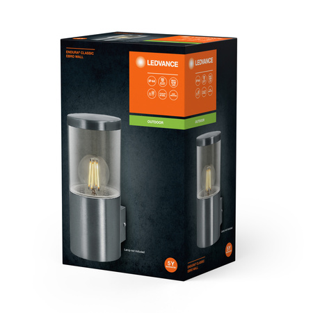 LED E27 IP44 IK03 stříbrná Endura Ledvance venkovní zahradní světlo