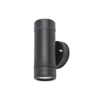 LED zahradní lampa MEDINA Elevační nástěnná lampa 2xGU10 IP44 Up-Down Tube Černá RABALUX