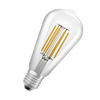 LED žárovka E27 ST64 4W = 60W 840lm 3000K Teplá bílá 320° Filament LEDVANCE Ultra Efficient