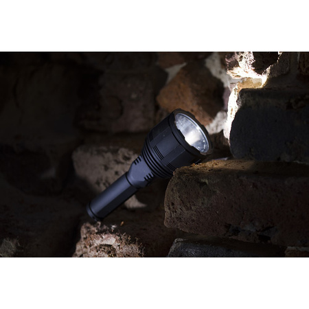 Taktická dobíjecí vojenská LED svítilna ruční USB XHP9090 3000lm krátká Pro VA0044 Vayox