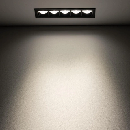 LED zapuštěné stropní svítidlo 20W 1800lm 4000K neutrální černá MIDI RECESSED 10065 Nowodvorski