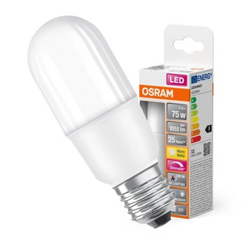 LED trubicová žárovka E27 11W = 75W 1055lm 2700K teplá CRI90 200° stmívatelná SUPERSTAR PLUS CLASSIC Osram