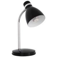 Stolní stolní lampa Školní kancelářská noční lampa Nastavitelná E14 Černá Zara Kanlux