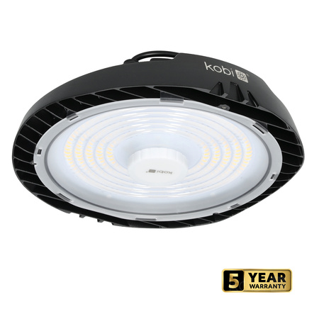 Průmyslové svítidlo LED High Bay 150W 24000lm 4000K Neutral Black IP65 IK07 Nina Pro Kobi