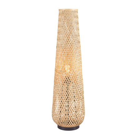 Dekorativní stojací lampa E27 béžová BAMBOO NATURAL Sanico Goldlux