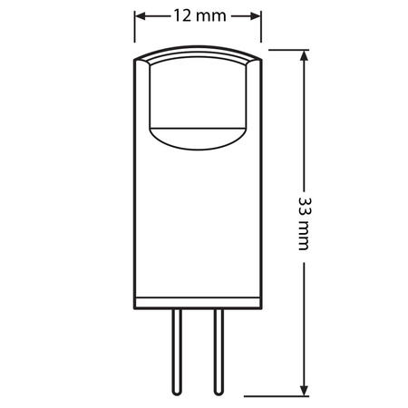 LED žárovka G4 CAPSULE 0.9W = 10W 100lm 2700K Teplá bílá 320° OSRAM Star