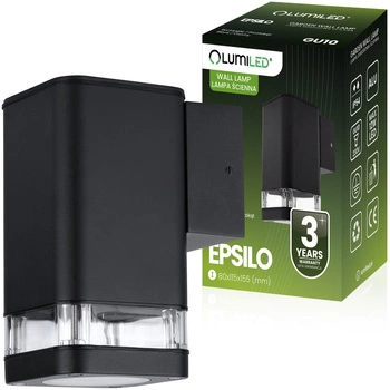 Zahradní nástěnná lampa GU10, IP54 EPSILO LUMILED