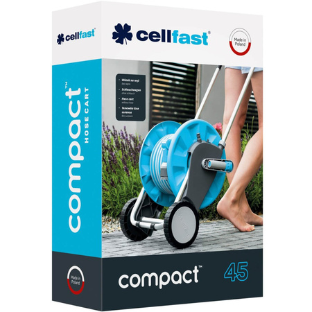 Vozík na zahradní hadici COMPACT 1/2" 5/8" 3/4" CELLFAST