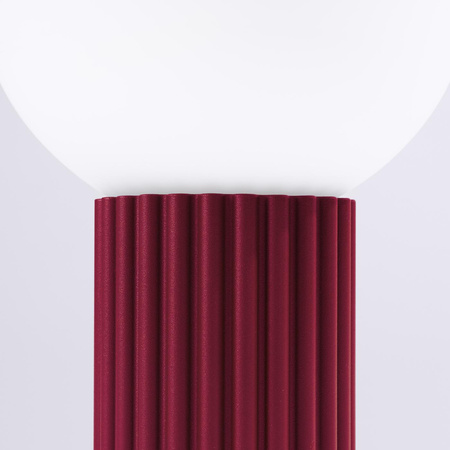 Stolní stolní lampa G9 Round Maroon Modern Matte Halo Sollux