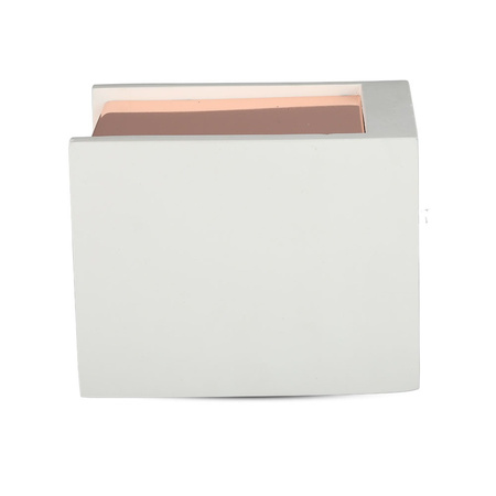 Spot GU10 Square bílý/růžově zlatý VT-860 V-TAC - záruka 5 let