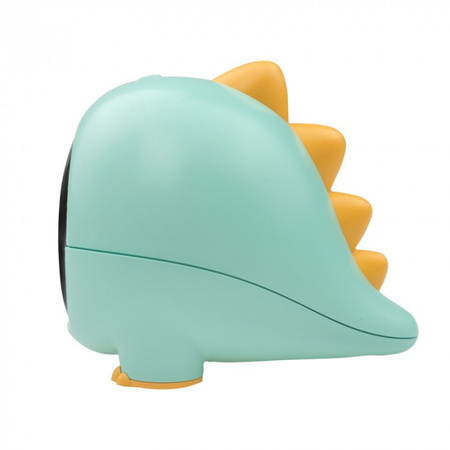 Dětský elektronický budík zelený USB dobíjecí 1200mAh DINO MARY'S