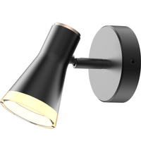 Nastavitelné nástěnné svítidlo 4.2W LED BERG 1 černá 3000K GOLDLUX (Polux)