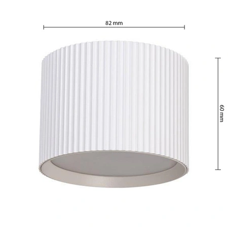 Halogenová trubice s reflektorem pro povrchovou montáž Spot GX53 Round White Gisele Masterled