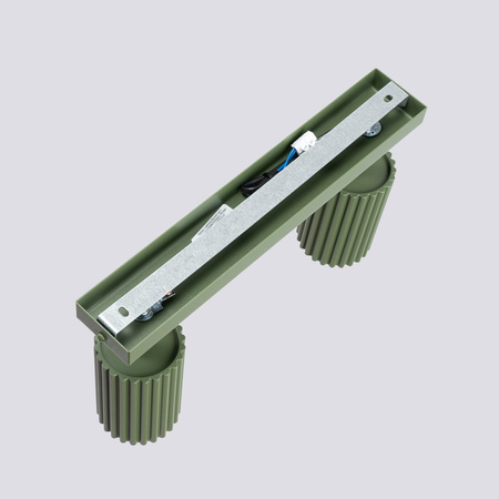 Bodové reflektorové stropní svítidlo Tuba 2x GU10 Olive Carbon Deep Space SL.1618 Sollux