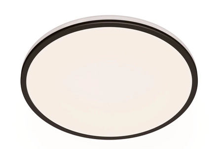 Plafond LED lampa pro povrchovou montáž OZZIET 18W 4000K 30cm černá kulatá PHILIPS