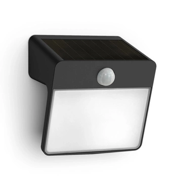 Solární venkovní zahradní lampa LED 2700K IP44 Senzor pohybu a soumraku PHILIPS