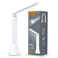 Noční stolní lampa + TORCH 2v1 LED 5W 3000K-5500K CCT USB Stmívatelné dotykové