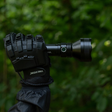 LED taktická svítilna Výkonná dobíjecí USB-C 20W 1900lm IPX6 VAYOX