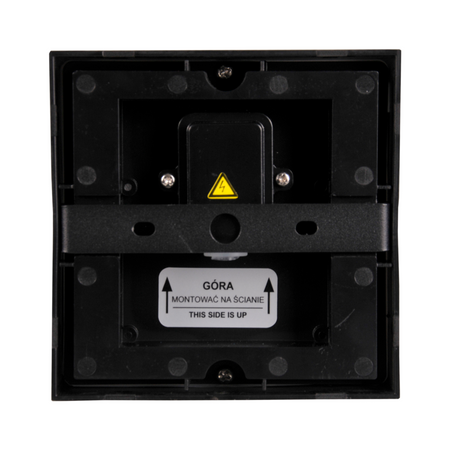 Venkovní nástěnné fasádní svítidlo LED 4000K Square Black