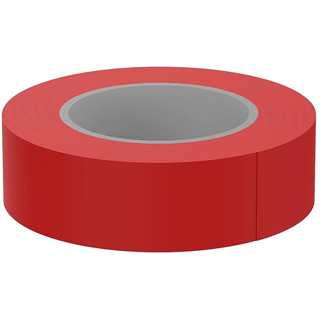 Silná PVC vodotěsná izolační páska 15 mm x 0,13 mm červená 10 m