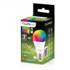3x LED žárovka E27 A60 9W = 60W 806lm 6500K + RGB Multicolour 260° stmívatelná Pilot LUMILED